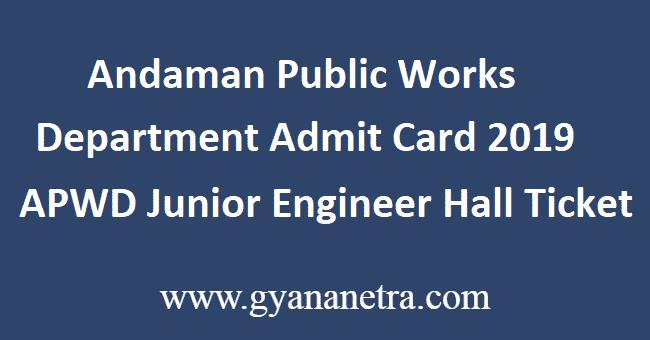 Andaman-Public-Works-Department-Admit-Card