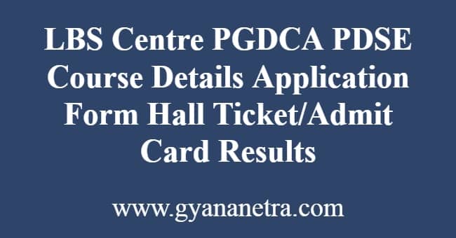 PGDCA PDSE Course