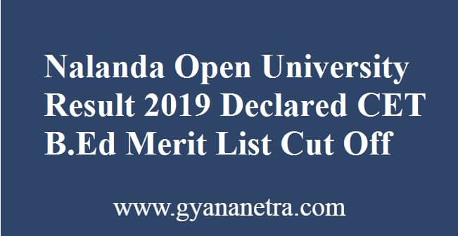Nalanda Open University Result