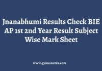 Jnanabhumi Results Check Online