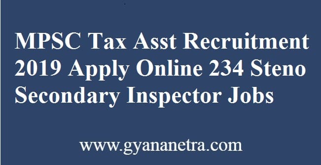 MPSC Tax Assistant Recruitment