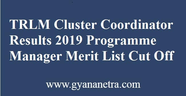 TRLM Cluster Coordinator Results