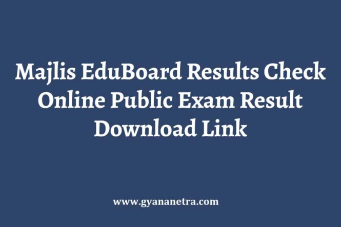 Majlis EduBoard Results Public Exam