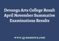 Devanga Arts College Results