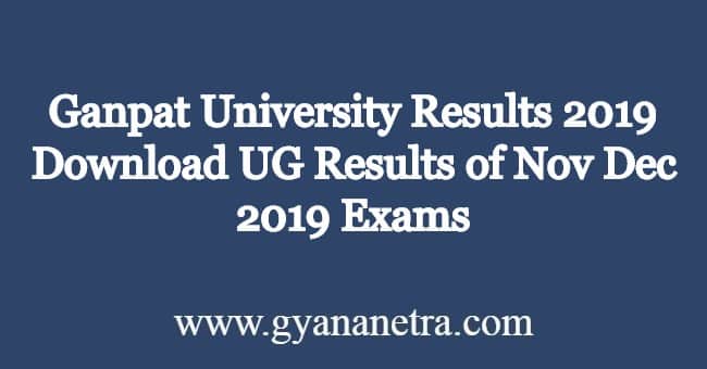 Ganpat-University-Results