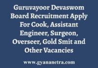 Guruvayoor Devaswom Board Recruitment