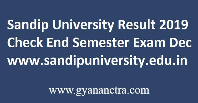Sandip University Result