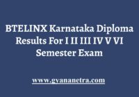 BTELINX Karnataka Diploma Results Check Online