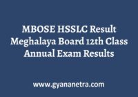 MBOSE HSSLC Result check