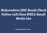Maharashtra HSC Result Check Online