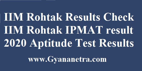 IIM Rohtak Results