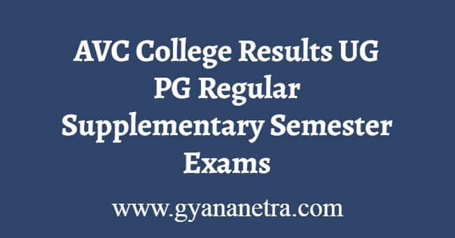 AVC College Results