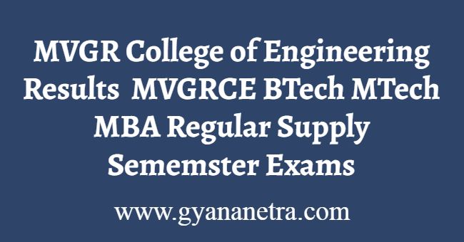 MVGR College of Engineering Results
