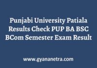Punjabi University Patiala Results