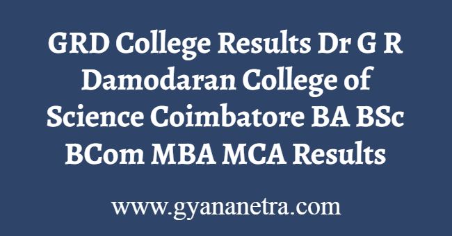 GRD College Results