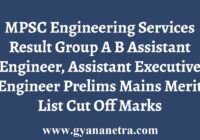 MPSC Engineering Services Result