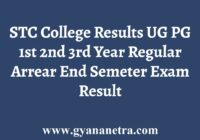STC College Results