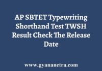 AP Typewriting Shorthand Result