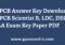 CPCB Answer Key PDF