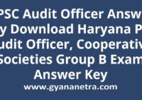 HPSC Audit Officer Answer Key