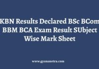 KBN Results Semester Exam