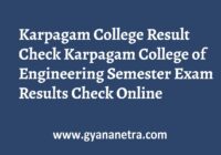 Karpagam College Result