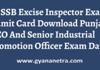 PSSSB Excise Inspector Admit Card