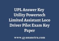 UPL Answer Key