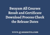Swayam Result Certificate Download