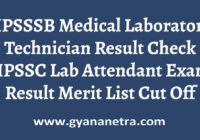 HPSSSB Medical Laboratory Technician Result