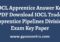 IOCL Apprentice Answer Key Paper PDF