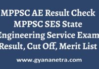 MPPSC AE Result Merit List