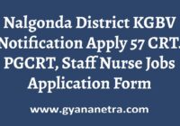 Nalgonda District KGBV Notification
