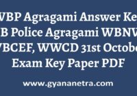 WBP Agragami Answer Key Paper PDF