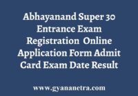 Abhayanand Super 30