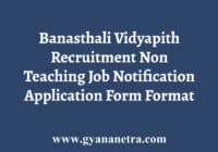 Banasthali Vidyapith Recruitment