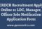 ERECB Recruitment Notification LDC Manager Officer Jobs