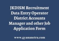 JKDISM Recruitment