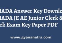 MHADA Answer Key JE AE Junior Clerk