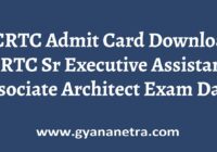 NCRTC Admit Card Exam Date