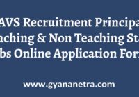 OAVS Recruitment Teaching and Non Teaching Jobs