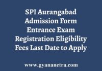 SPI Aurangabad Admission