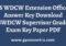 TS WDCW Extension Officer Answer Key Paper PDF