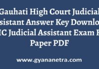 Gauhati High Court Judicial Assistant Answer Key