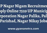 UP Nagar Nigam Recruitment Notification Apply Online