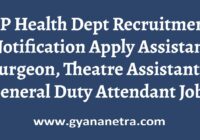 AP Health Department Recruitment Notification