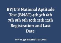 BYJU'S National Aptitude Test