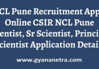 CSIR NCL Pune Recruitment Notification