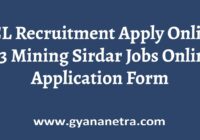 ECL Recruitment Mining Sirdar Jobs