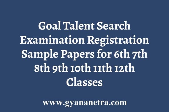 Goal Talent Search Examination